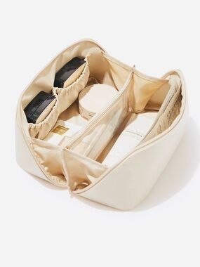 🍁Cosmetic Case Cream  Top-Handle